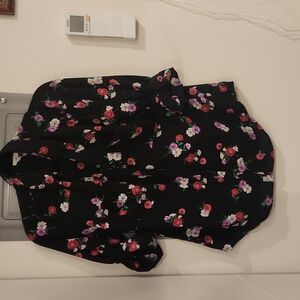 Black Floral Express Portofino Medium